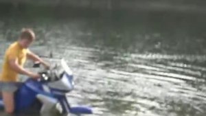 Ямаха тенере в воду