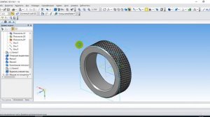 Видеоурок в Компасу. Кольцо резьбовое М120 с насечкой 1×1,5×30°