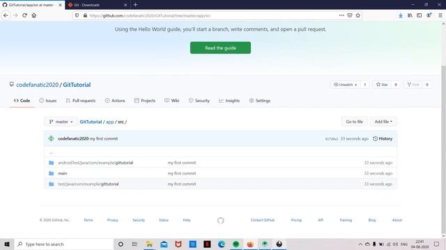 How to add Android Studio project to Github | Learn how to commit,push and pull in Android Studio смотреть онлайн