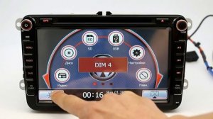 Штатная магнитола VW универсальная Ksize DV-SIEVW (Passat B6,B7, Golf 5,6, Amarok, Tiguan ..) нет T