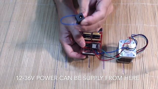 Arduino stepper motor control with CNC shield and DRV8825 (with code!!) смотреть онлайн