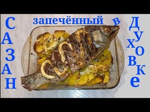 САЗАН ЗАПЕЧЁННЫЙ В ДУХОВКЕ