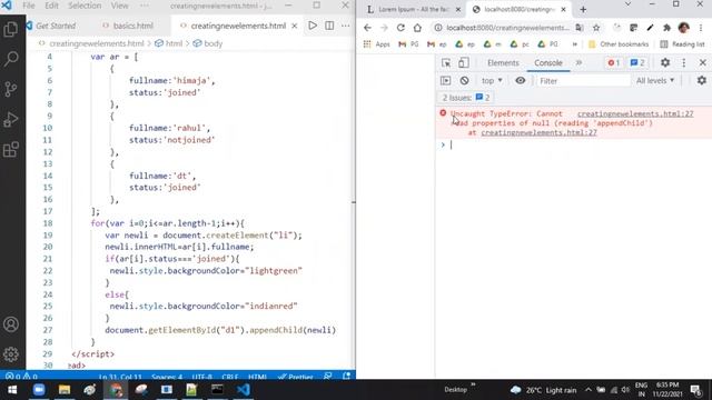 Javascript Error Types 05 | Practical JavaScript Training Telugu | JavaScript Tutorial