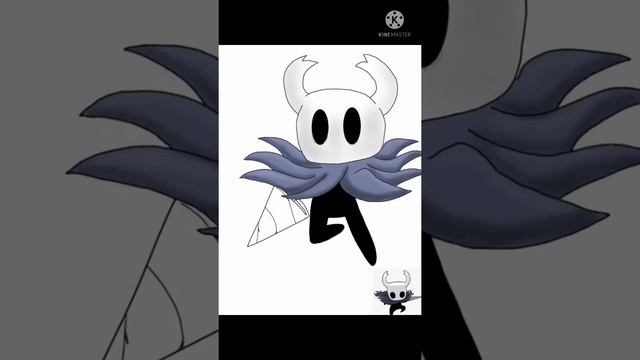 Hollow Knight The Knight art Speedpaint