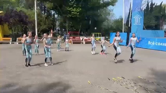 Скиппинг в Сочи. Тренировка летом в 2022г. (rope skipping, jump rope)