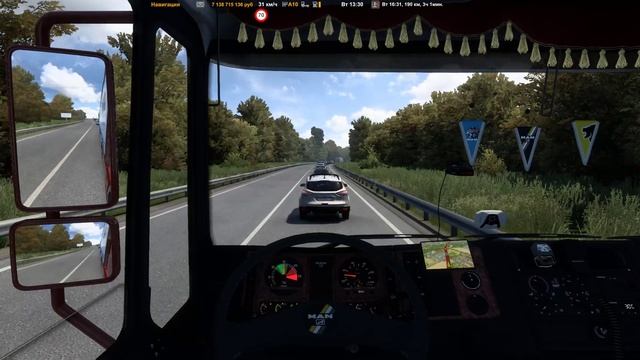 ★ Euro Truck Simulator 2 ★ Сборка карт на основе Проект Россия ? Рязань - Пенза смотреть онлайн