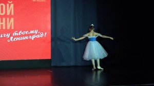 Вариация из  Ц.Пуни из 1 акта балета "Жизель" А. Адан. Исполняет Алина Бочкова, АрабескСаратов.