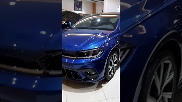 Volkswagen Polo R line 2022 style blue