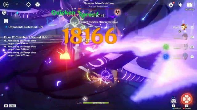 heizou quickswap x klee burgeon | 3.7 spiral abyss floor 12 full clear (9 stars) смотреть онлайн