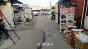 Рынок автозапчастей Кудайберген в Бишкеке