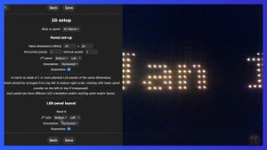 WLED Matrix and Custom Scrolling Text