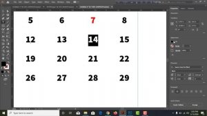 How to create a calendar designs in adobe illustrator cc 2019