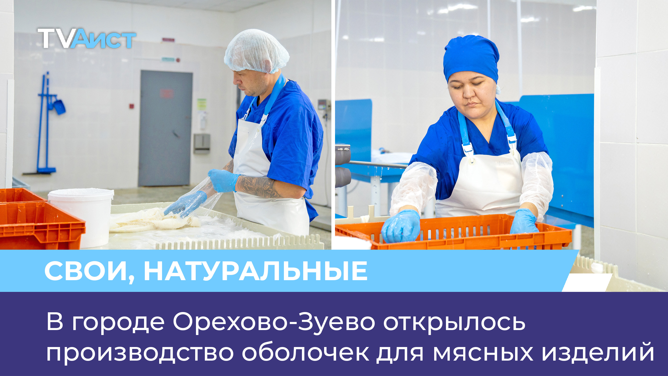 В городе Орехово-Зуево открылось производство оболочек для мясных изделий