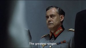 Hitler gets interrupted by singing Burgdorf