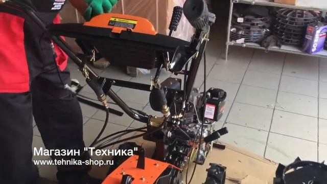Мотокультиватор aerobs BSX620 (Сборка)