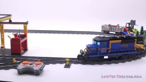 Lego City CARGO TRAIN 60052 Speed Build