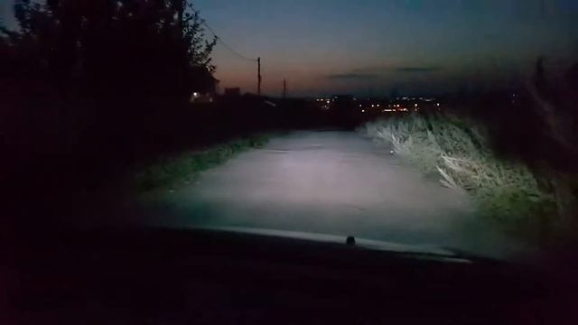 Свет после замены на диоды на Ford Fiesta mark V(2007г.) смотреть онлайн