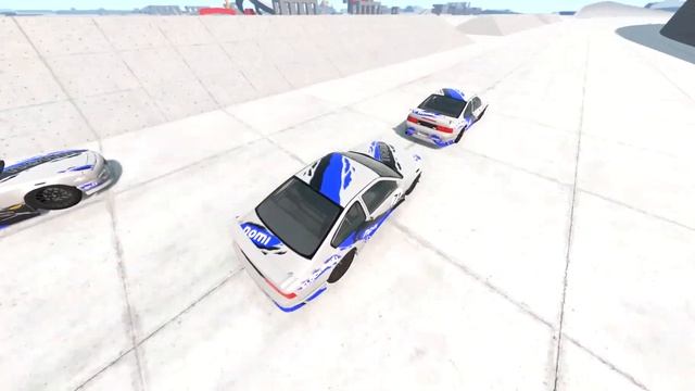 Race on the High Speed Racetrack in GridMap v2 - BeamNG.drive Update 0.23 смотреть онлайн