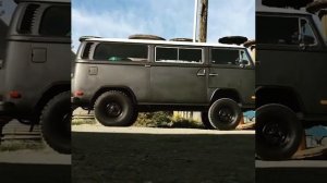 Dirt Burnout / Ford V6 powered VW bus