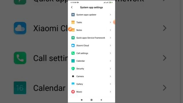 Online content services mode on Xiaomi phone