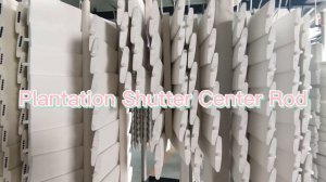 The process of making the shutters centre tilt rod.