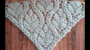 МК номер 53.Узор для шали крючком.