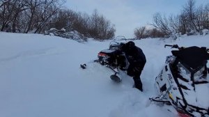 Снегоход FRONTIER 1000 Не едет  Тонет в снегу!