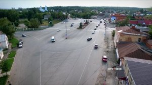 город Ефремов с высоты птичьего полета