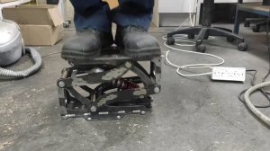 Амортизационная стойка для лодки. Тест 90 кг