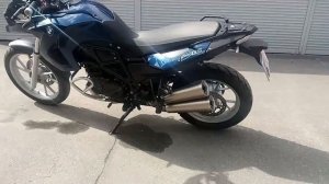 F 650 GS звук выхлопа Akrapovic