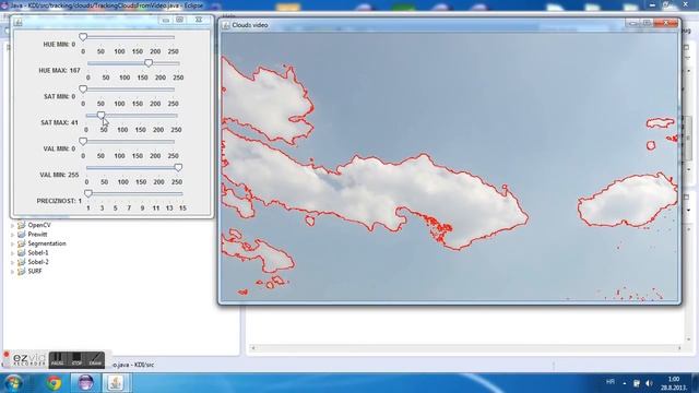 Image processing - edge detection of clouds with Java смотреть онлайн