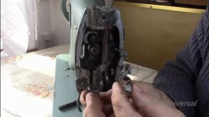 Швейная машина 22 класса. Как установить  двойной палец. Видео № 202.