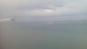 Посадка самолёта в аэропорту  Сочи