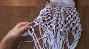 Авоська без бахромы | Макраме | Мастер-класс | DIY