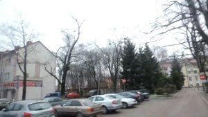 Калининград Улица Александра Невского из автобуса