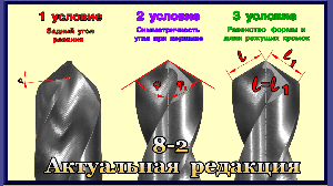 8-2 Заточка спиральных сверл