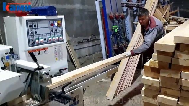 Четырехсторонний продольно фрезерный станок QUADRO 521 SAW. ПРОИЗВОДСТВО БРУСКА ДЛЯ МЕБЕЛЬНОГО ЩИТА смотреть онлайн