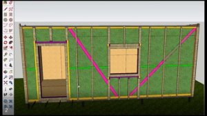 Каркасная бытовка или всё же домик часть 1 ..Проект....