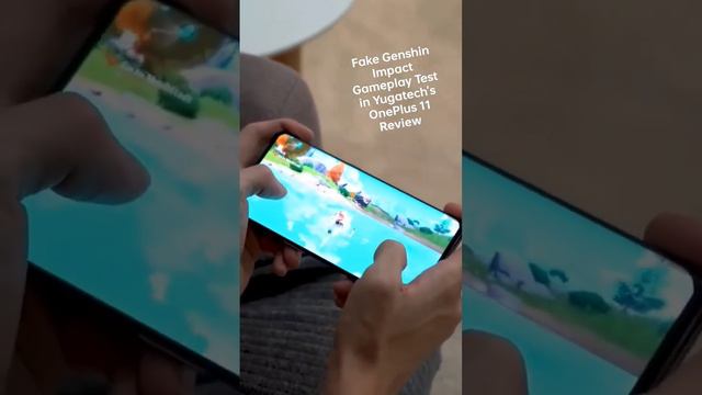 Fake Genshin Impact Gameplay Test in Yugatech's OnePlus 11 Review