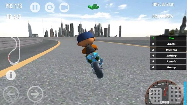 Superhero Tricky Bike Stunt Racing Games - Gameplay Android game смотреть онлайн