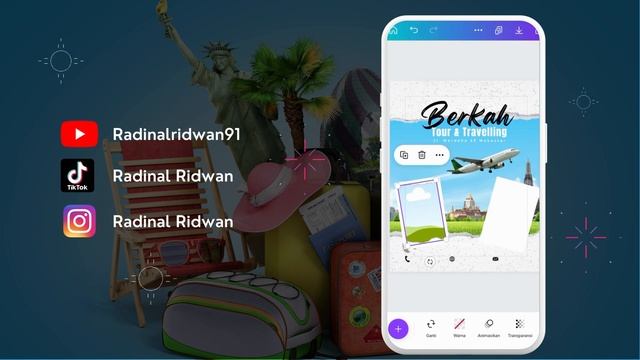 Tutorial Desain Promosi Tour Travel di Canva [Wajib Save]