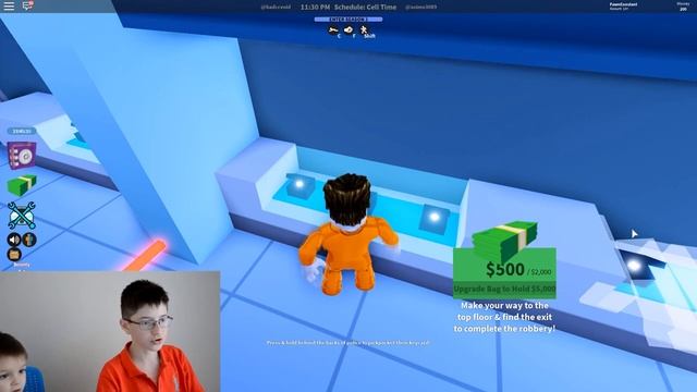 СБЕЖАЛИ из Тюрьмы и ОГРАБИЛИ Банк В Роблоксе смотреть онлайн