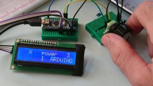 Изучаю Arduino. Меню с енкодером.