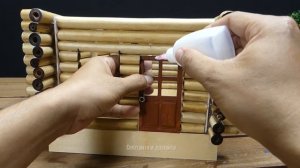 Постройте симпатичный домик из бамбука - школьный проект - дом мечты # 31