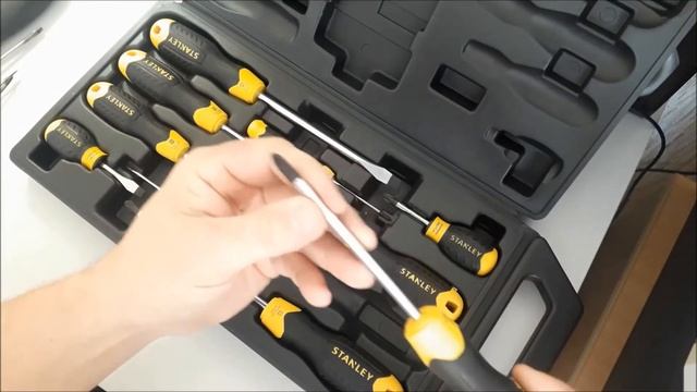 Большой комплект отвёрток STANLEY 10 шт. Подробный тест и обзор. Сравнение с хламом из КНР. смотреть онлайн