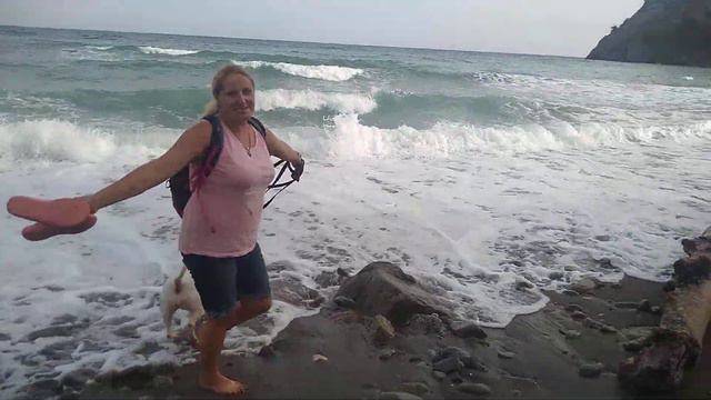 осень в Крыму,Новый свет, Судак ,я и Этуаль бультерьер смотреть онлайн