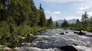 СВП Бриз 380 по перекатам  (фрагмент 2) / Hovercraft  Breeze аэролодка