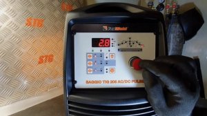 ⚡Настройка и запуск TIG аппарата Foxweld SAGGIO TIG 205 AC/DC PULSE