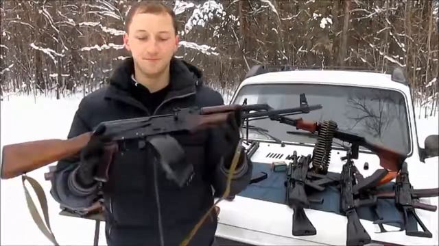 Охолощенное оружие большой обзор АКМС, АКСУ, ПМ, ТТ, Р 411, скс, АВТ, Обрез ВПО смотреть онлайн