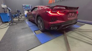 Chevrolet Corvette c8 замер мощности в стоке